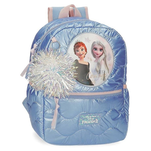 Ranac 32 cm, predškolski Seek Courage Frozen, svijetlo plavi, Disney
