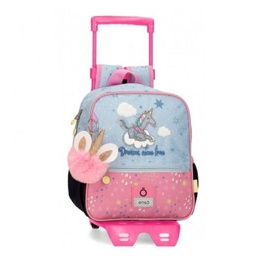 Ranac 25 cm sa točkićima, predškolski Dreams Come True 94821T1, Enso