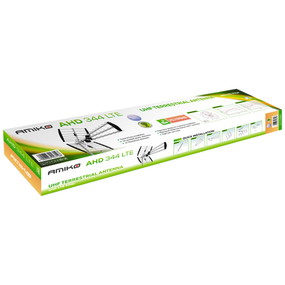 Amiko Antena Triplex Loga, 27 elementa,Alu, 15.5db, LTE filter - AHD 344 LTE