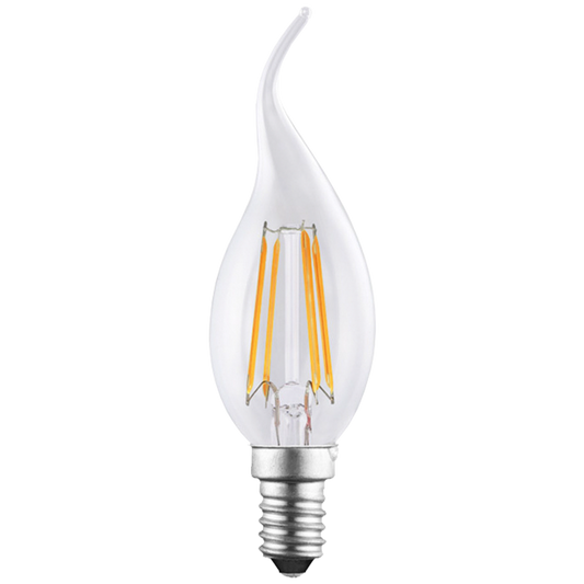 MKC Sijalica,LED 4W, E14, 3000K,220V AC, toplo bijela svjetlost - LED FIAMMA E14/4W