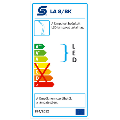 home Lampa, LED, stolna - LA 8/BK