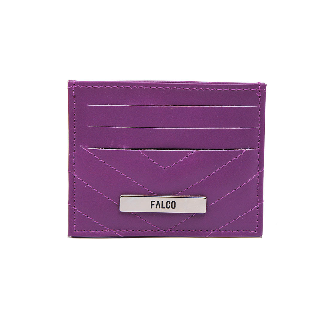 Futrola za vizit karte kožna, 3316 ljubičasta, Falco