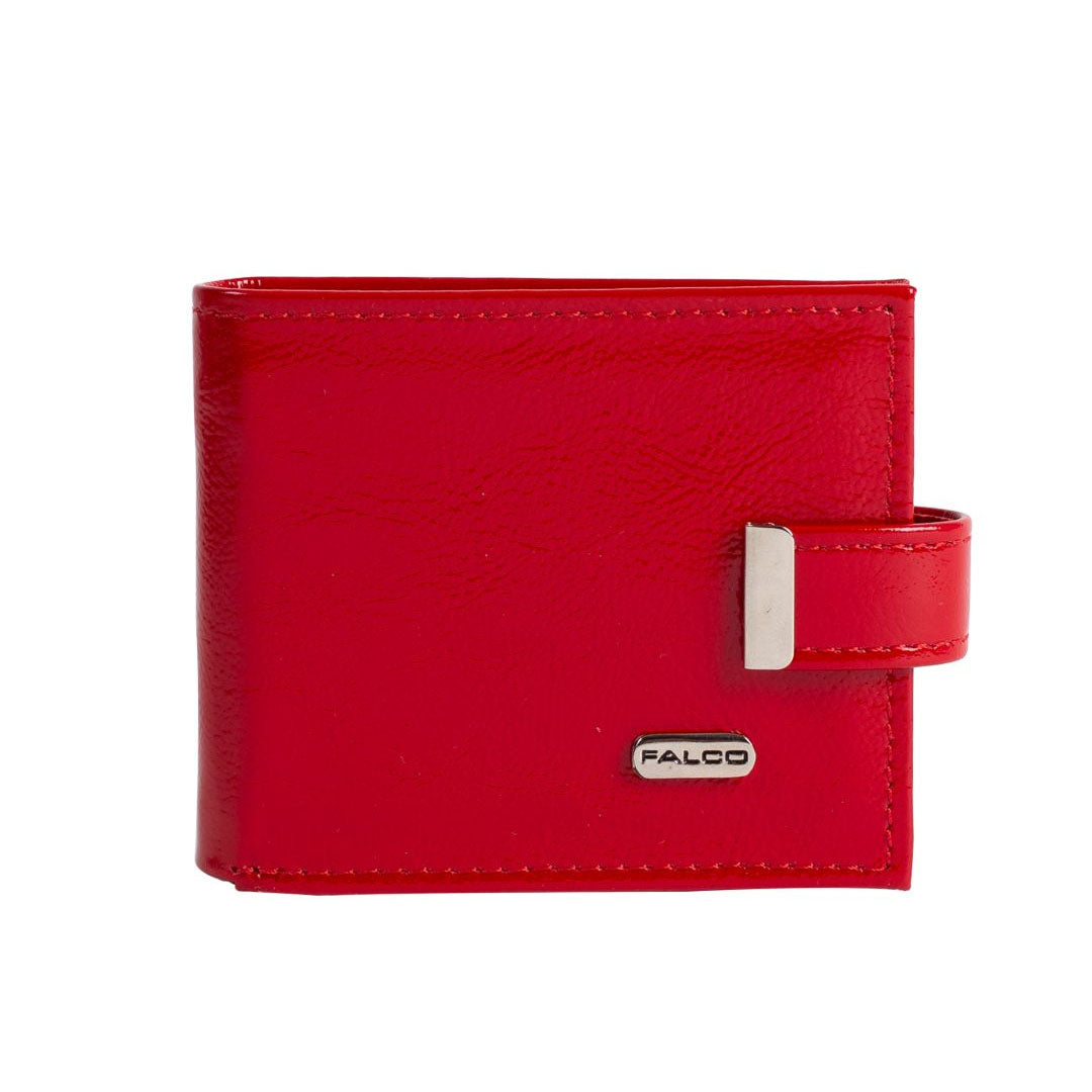Futrola za dokumenta kožna, 3309 crvena lak, Falco