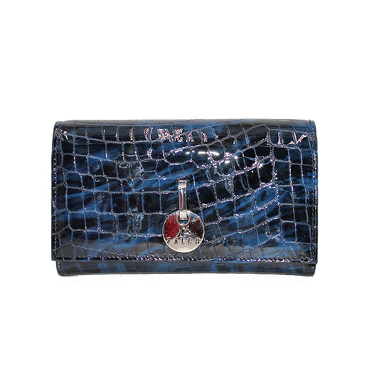 Novčanik ženski kožni, 1548 plavi kroko, Falco