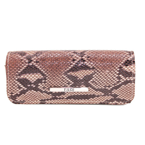 Futrola za naočare kožna, 3005 snake print, Falco
