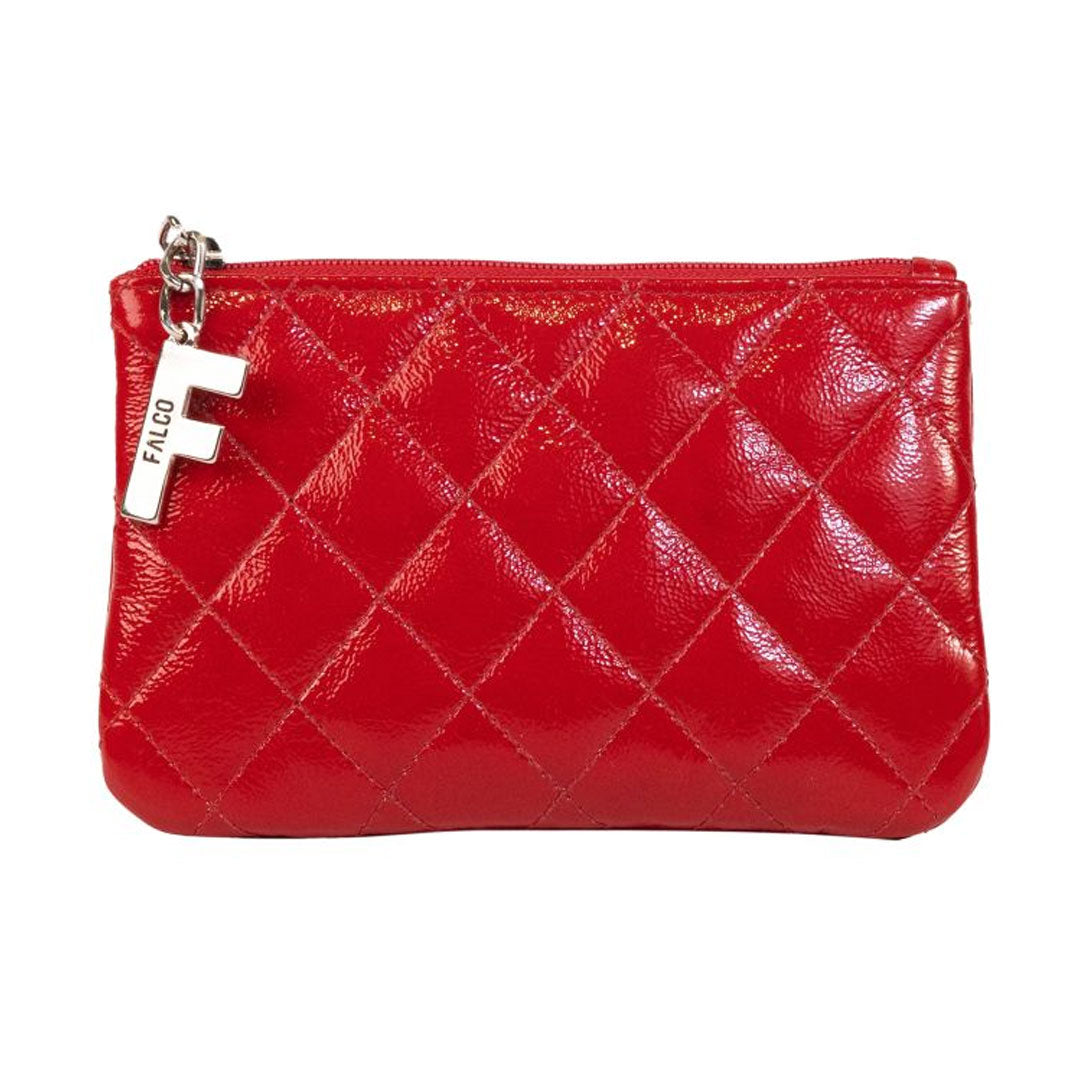 Neseser kožni ženski, 7112 crveni lak, Falco