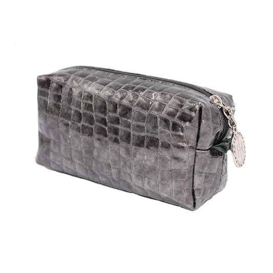 Neseser ženski kožni, 7113 tamno sivi, Falco