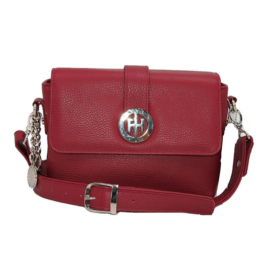 Torba na rame kožna 4078-70, bordo, Falco