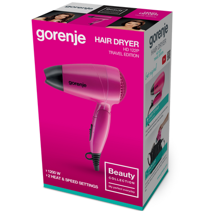 Gorenje Fen za kosu, 1200W, Travel edition - HD122P