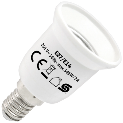 home Adapter za sijalično grlo E14 na E27 - E27/E14