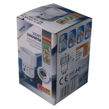 home Adapter za sijalično grlo GU10 na E14 - E14/GU10