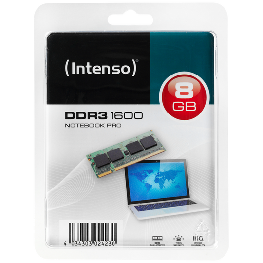(Intenso) Memorija DDR3 SO-DIMM 8GB@1600MHz, CL11 - DDR3 Notebook 8GB/1600MHz