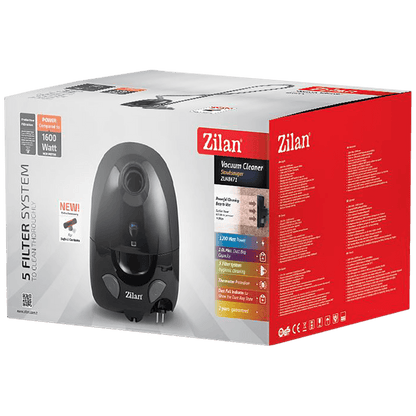 Zilan Usisavač sa vrećicom, 1200/210 W, crna - ZLN8471