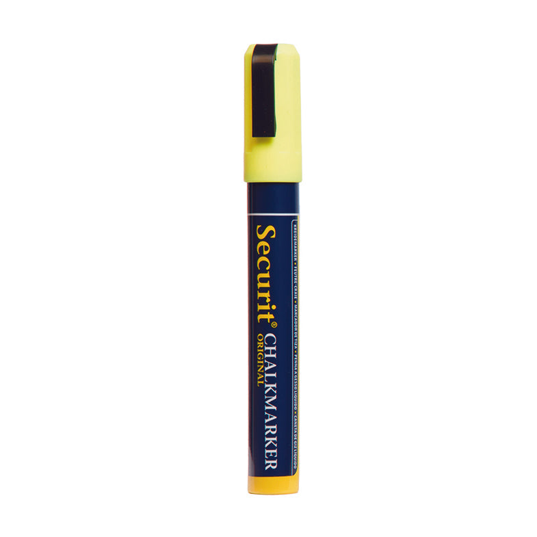 Securit kreda marker, 2-6 mm, žuti, Securit