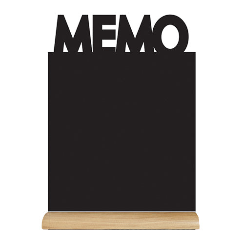 Securit Memo, tabla za natpis, stona, sa kreda markerom, crna, Securit