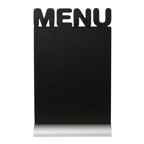 Securit Menu, tabla za natpis, stona, sa kreda markerom, crna, Securit