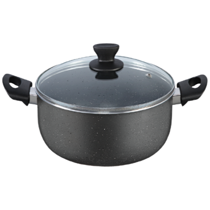 Zilan Lonac sa staklenim poklopcem, granit, 26 cm - ZLN1990