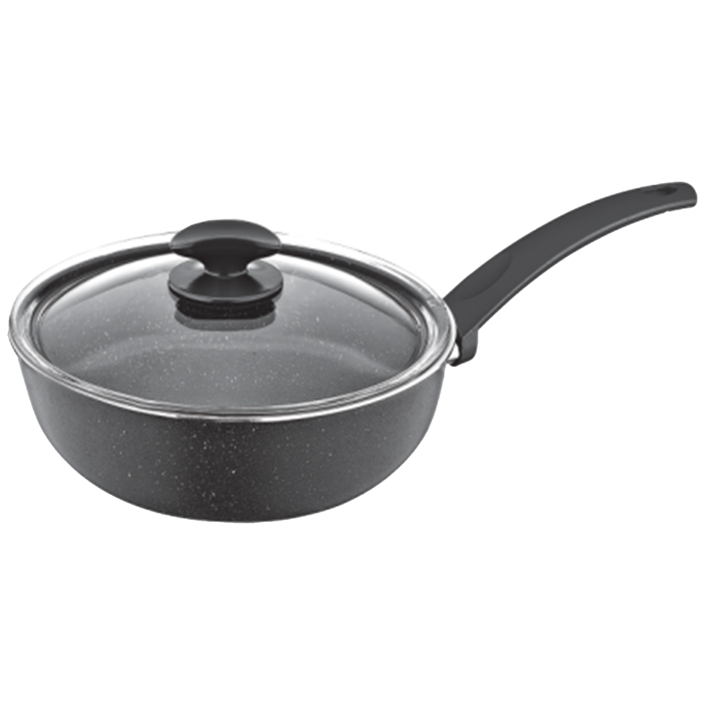 Zilan Tava sa staklenim poklopcem, granit, 24 cm - ZLN2065