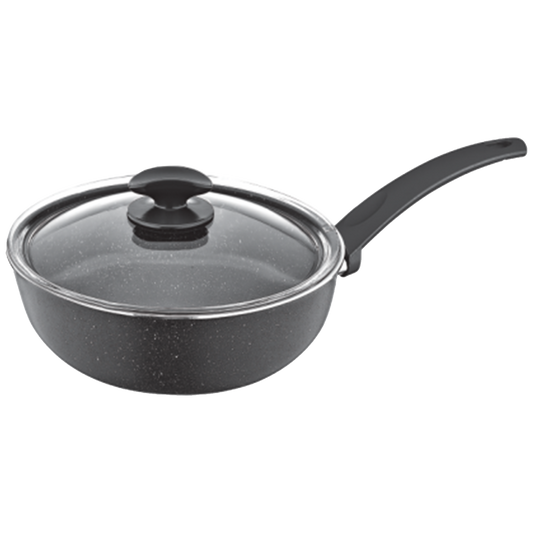Zilan Tava sa staklenim poklopcem, granit, 24 cm - ZLN2065