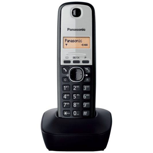 Panasonic Telefon bežični, LED display, crni - KX-TG1911FXG