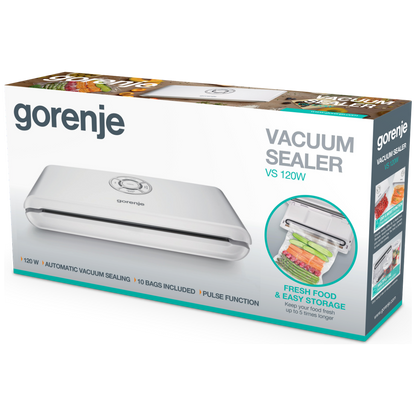Gorenje Aparat za zavarivanje i vakumiranje plastičnih vrećica - VS120W