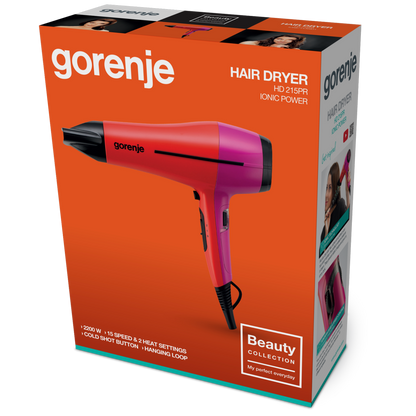 Gorenje Fen za kosu, 2200W, Beauty collection - HD215PR