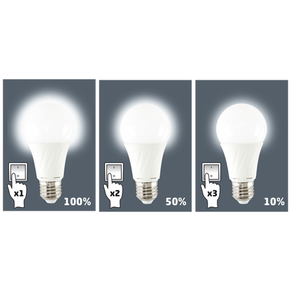 home Sijalica, LED, podesiva jačina, 1/5/10W, E27, 4200K, 220AC - LKD 10 / 27H