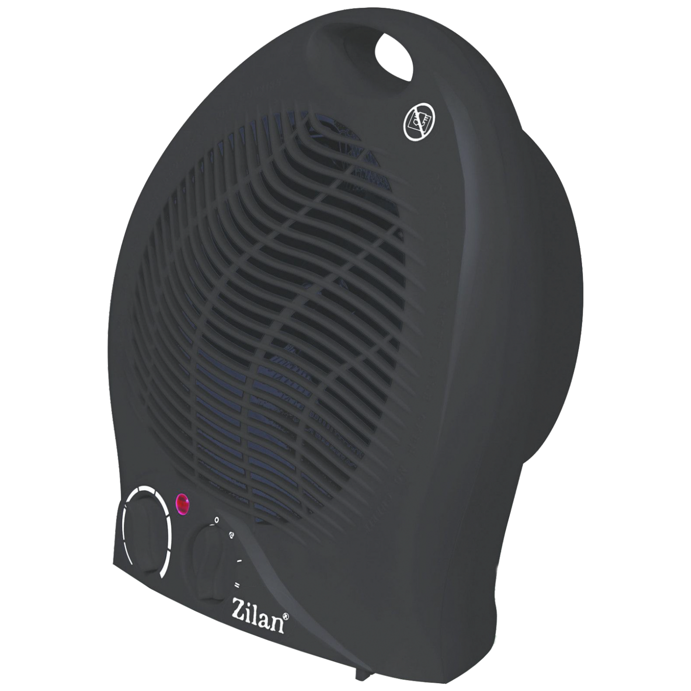Floria Grijalica sa ventilatorom, 2000 W, crna - ZLN6172