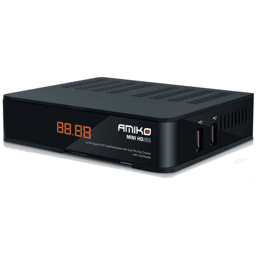 Amiko Prijemnik satelitski, DVB-S2, Full HD, H.265 - MINI HD265
