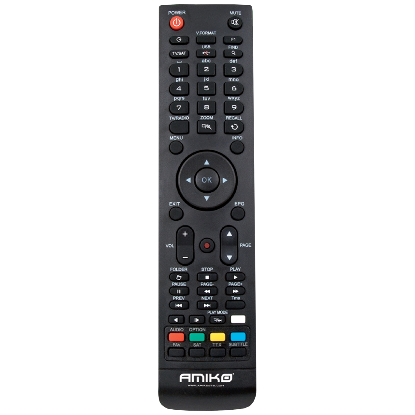 Amiko Prijemnik satelitski, DVB-S2, Full HD, H.265 - MINI HD265