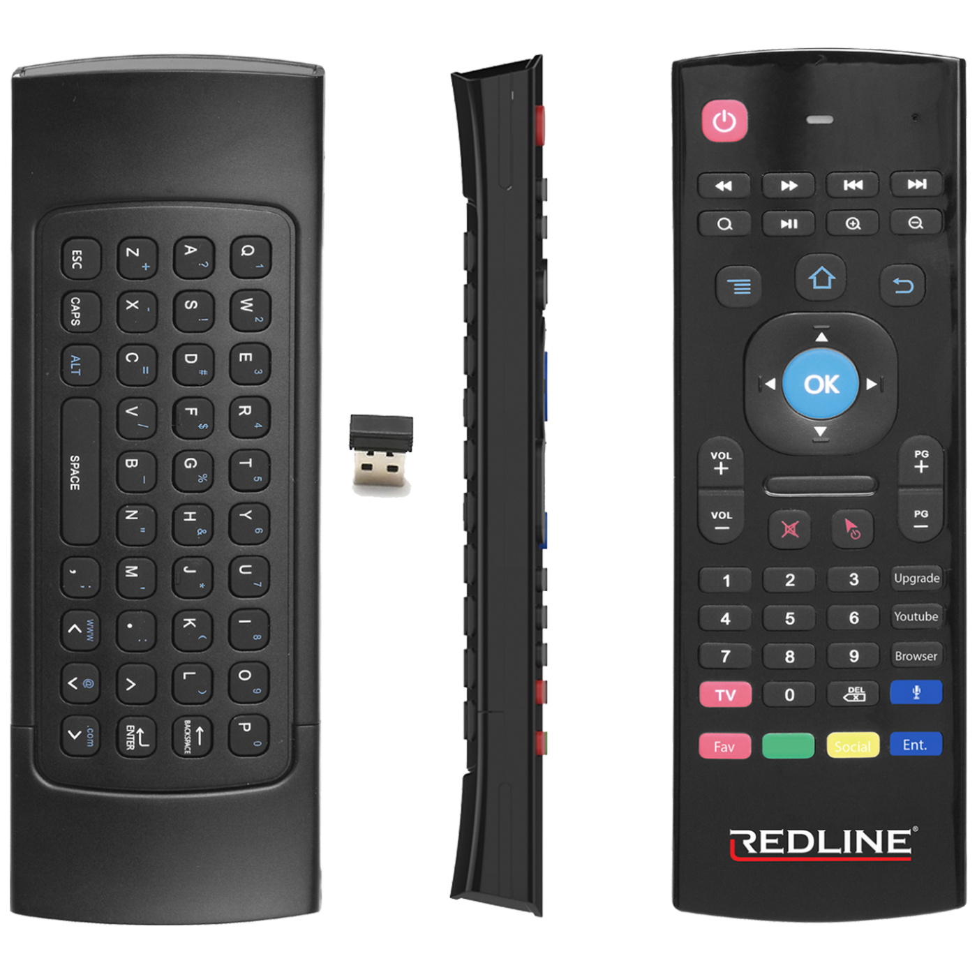 REDLINE Daljinski upravljač, 3in1, miš+tipkovnica, žiroskop - RED250