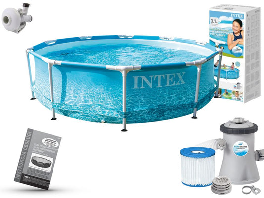 Intex Pl Bazen Za Dvorište 28208 Np 305 Cm X 76 Cm (Filter+Pumpa+Konstrukcija)