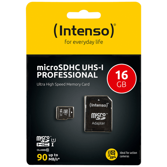 (Intenso) Micro SDHC/SDXC kartica 16GB Class 10, UHS-I +adapter, Pro - MicroSD 16GB Class10 UHS-I Pro