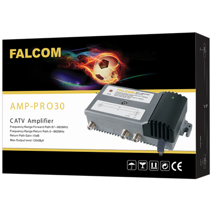 Falcom Distribucijsko pojačalo 30db sa povratnim pojasom - AMP-PRO30