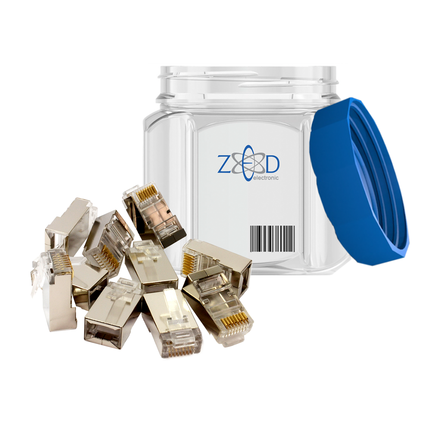 ZED electronic Mrežni konektor 8/8, RJ45, Cat6,  50 komada - FTPK-M/50