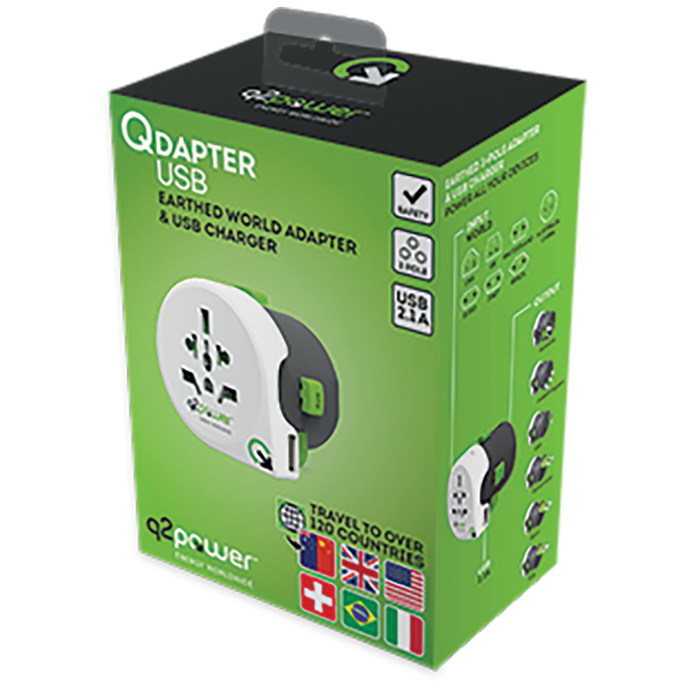 q2power Adapter, strujni, univerzalni, USB - QDAPTER USB