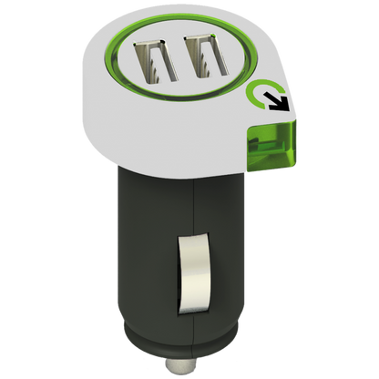 q2power Auto punjač, Dual USB, 2.1A - DUAL USB CAR CHARGER