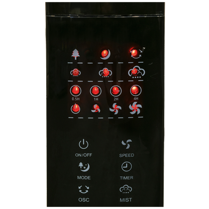 home Ventilator sa raspršivačem vode, daljinski upravljač, 90 W  - SFM 40/WH