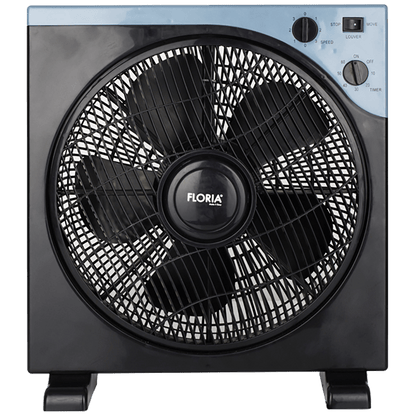 Floria Ventilator, podni, promjer 30 cm, timer, 40 W, crni - ZLN2355