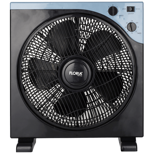 Floria Ventilator, podni, promjer 30 cm, timer, 40 W, crni - ZLN2355