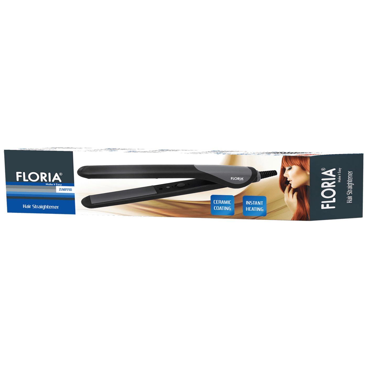 Floria Pegla za kosu, 20 - 25 W, crno/siva - ZLN8990
