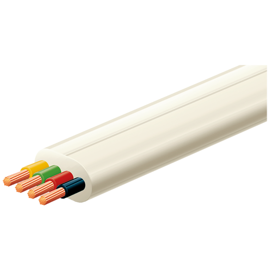 home Telefonski kabl, bakar, 4/4, 100 met.,  bijeli - TK 1/WH