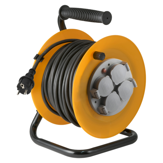 home Motalica za kabl, 50 met., H07RN-F, 3 x 1.5 mm², IP44 - HJR 10-50