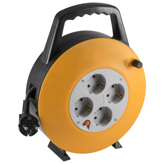 home Motalica za kabl, 10 met., H05VV-F, 3 x 1.0 mm², IP20 - HJR 3-10