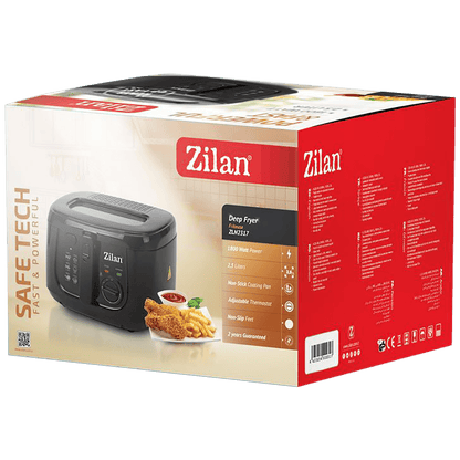 Zilan Friteza, kapacitet 2.5 l, 1800 W, crna - ZLN2317