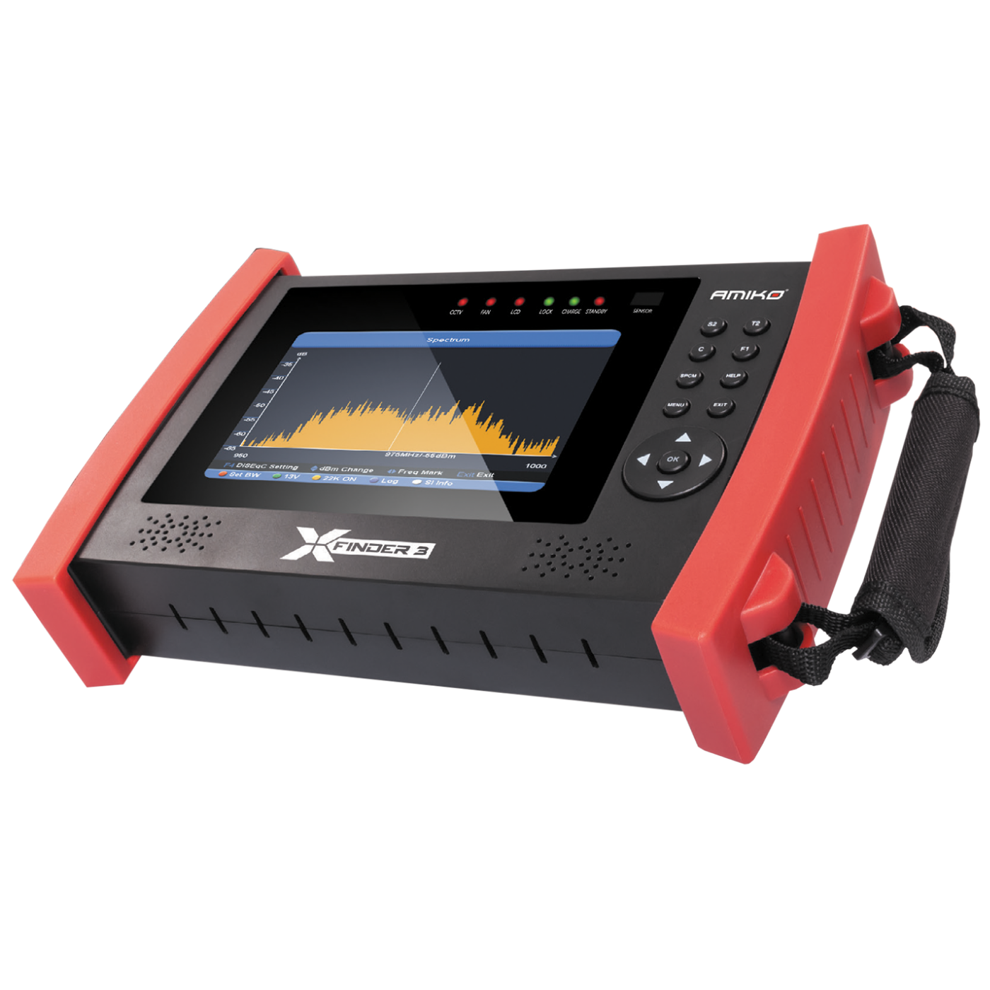 Amiko Instrument mjerni,profi,7" LCD , DVB-S2/T2/C, H.256 - X-FINDER 3