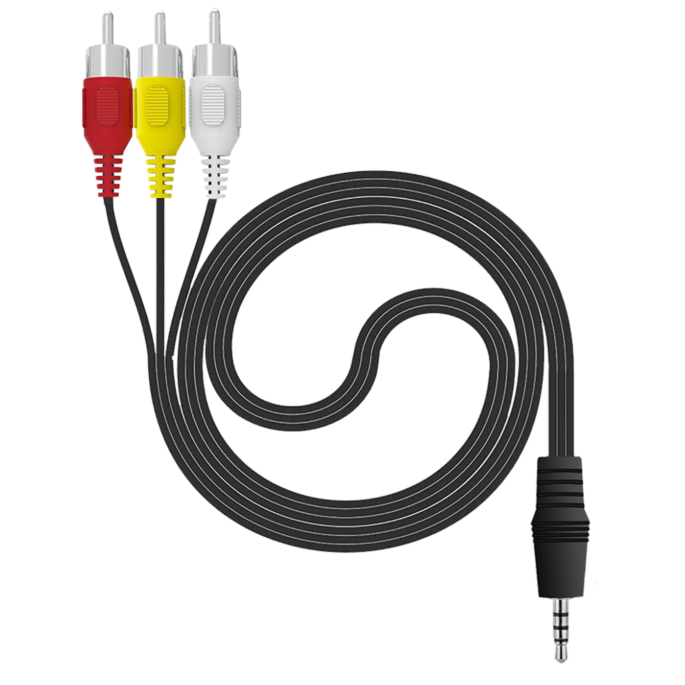Amiko Činč 3 x RCA na Jack 3.5mm kabl, 1.2 met - Jack 3.5 mm - AV cable (RCA)
