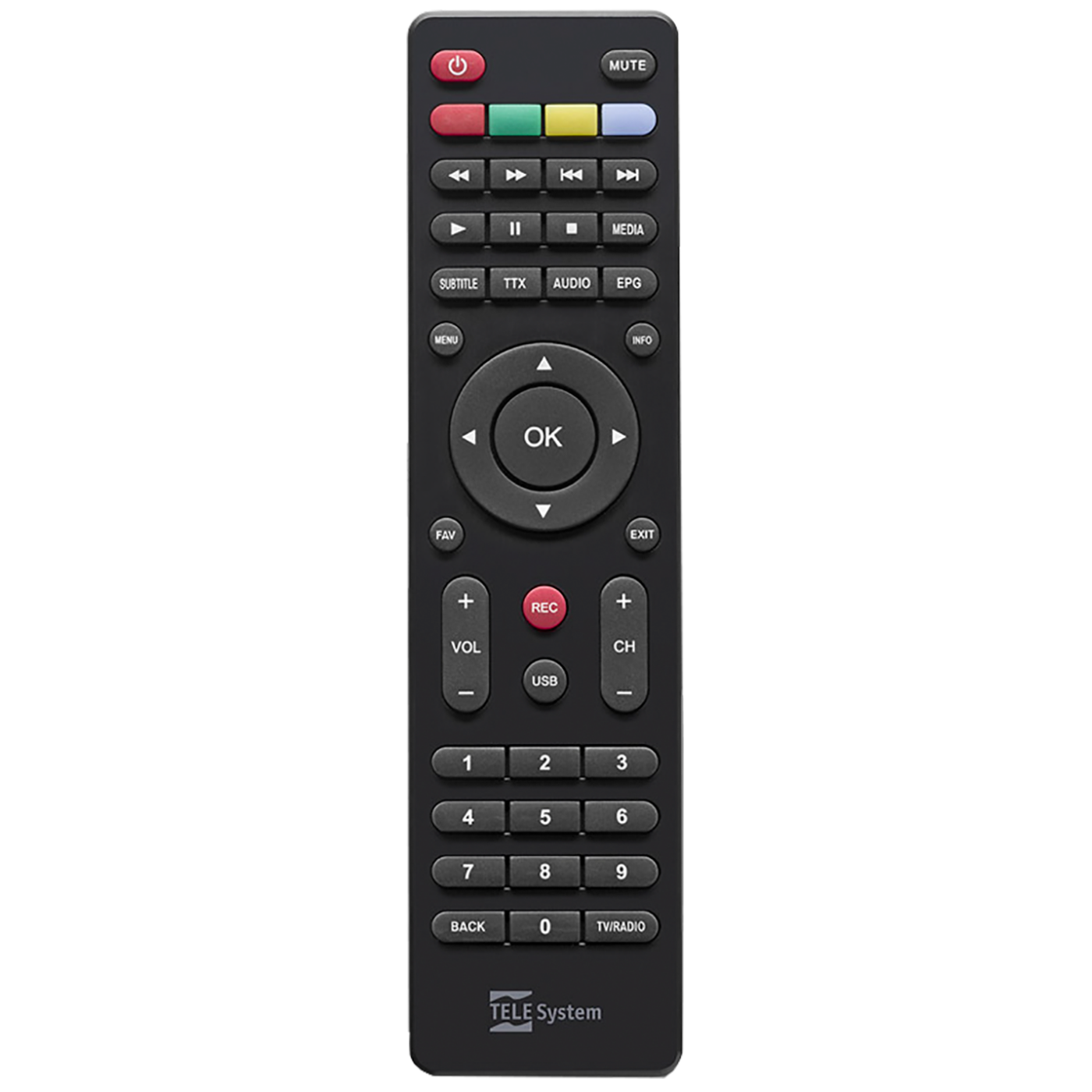 TELE System Prijemnik zemaljski, DVB-T/T2, H.265, SCART, HDMI  - TS6808 T2 HEVC