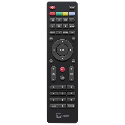TELE System Prijemnik zemaljski, DVB-T/T2, H.265, SCART, HDMI  - TS6808 T2 HEVC