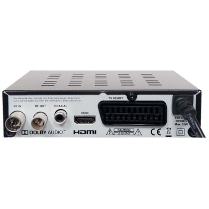 TELE System Prijemnik zemaljski, DVB-T/T2, H.265, SCART, HDMI  - TS6808 T2 HEVC
